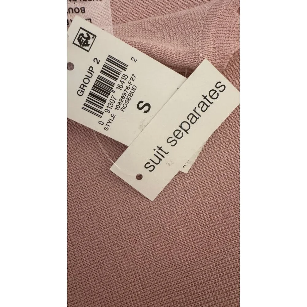 2/$30 NWT Bar III Size Small Pink Sleeveless Scallop Trim Top Polyester/Viscose - Picture 14 of 16